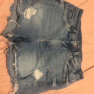 old navy high rise mom shorts